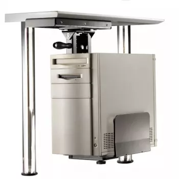 Uchwyt CPU montowany pod biurkiem ROLINE ROLINE PC Holder z funkcją obrotu, czarny
