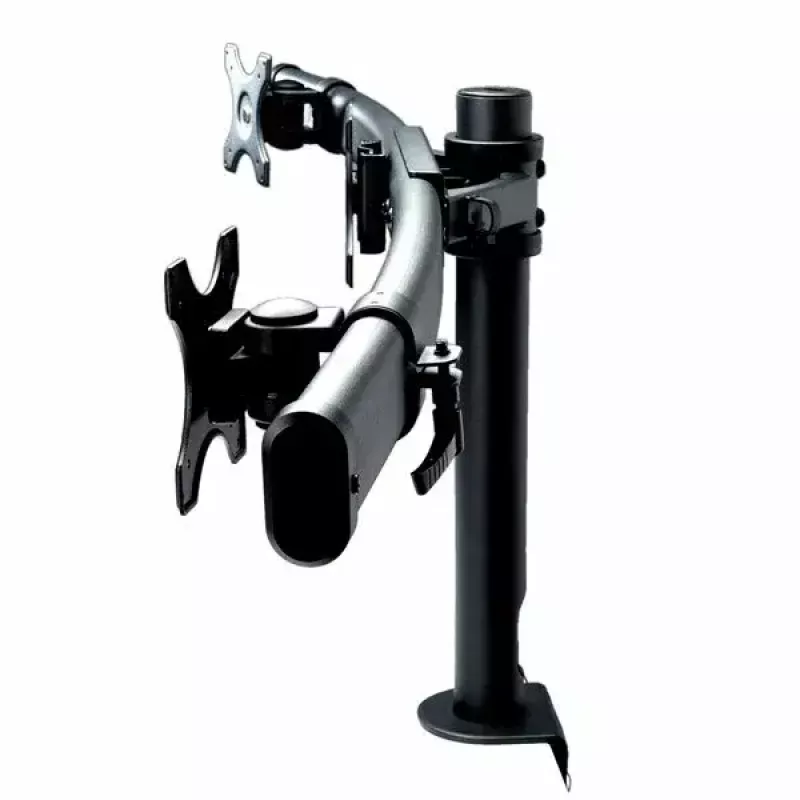 VALUE Triple LCD Arm Desk Clamp Czarny — uchwyt do 3 monitorów, regulowany