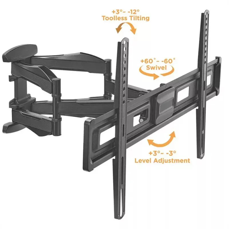 Uchwyt do TV VALUE 17.99.1211 2.03 m 45 kg Czarny