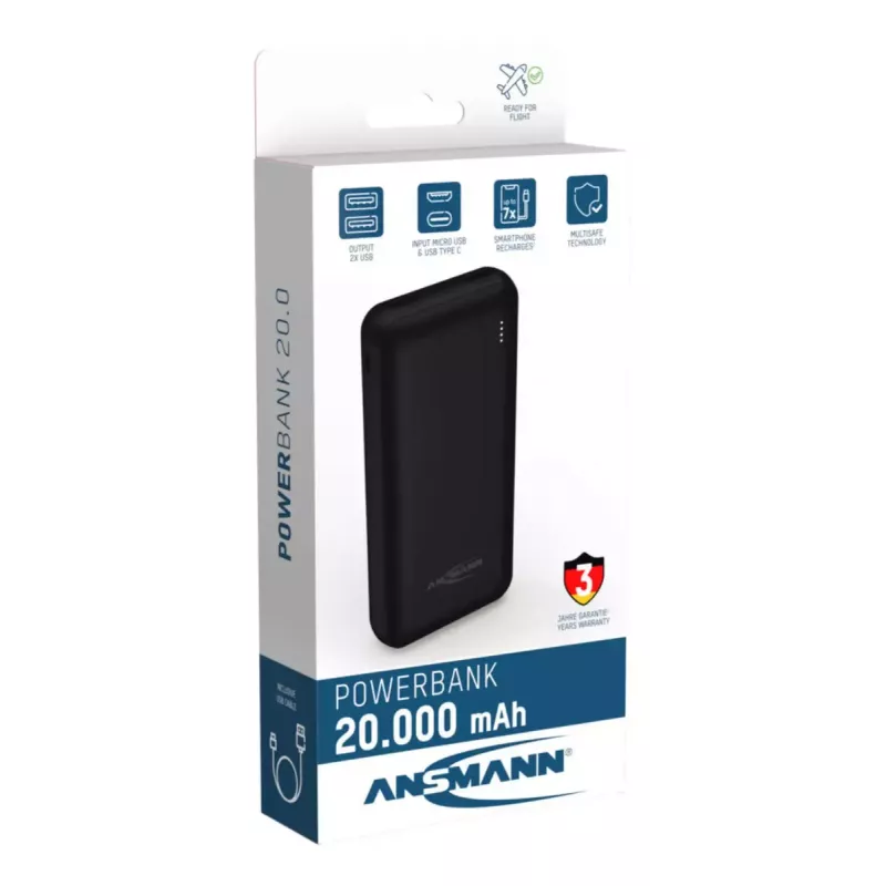 Przenośna bateria Ansmann PB212 20000 mAh