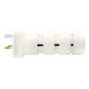 Adapter wtyczki zasilania LogiLink PA0186 Biały