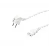 Kabel zasilający VALUE 19.99.1016 Biały 0,6 m CEE7/7 IEC 320
