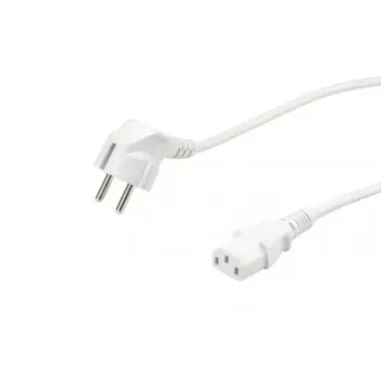 Kabel zasilający VALUE 19.99.1016 Biały 0,6 m CEE7/7 IEC 320