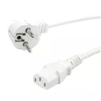 Kabel zasilający VALUE 19.99.1016 Biały 0,6 m CEE7/7 IEC 320