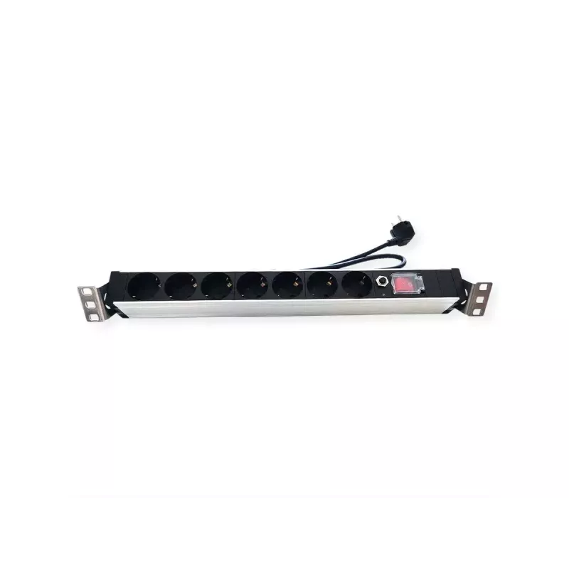 Power Distribution Unit PDU VALUE 19.99.1637 7 gniazd AC 1U Aluminium Czarny