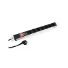 Power Distribution Unit PDU VALUE 19.99.1637 7 gniazd AC 1U Aluminium Czarny