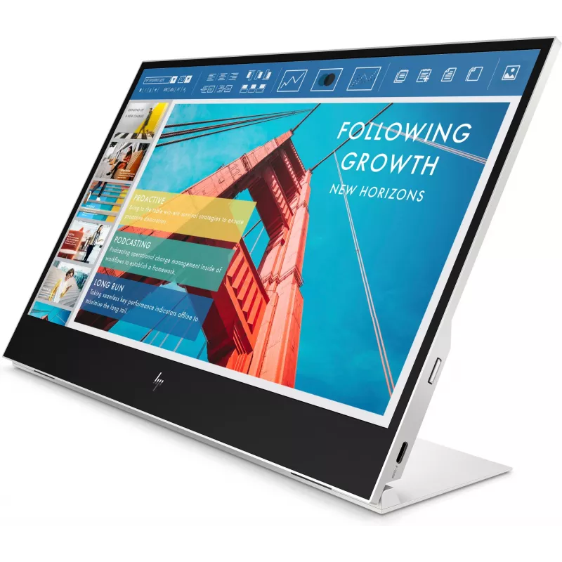 Monitor komputerowy HP E-Series E14 G4 35,6 cm (14 cali) 1920 x 1080 pikseli Full HD LED Biały
