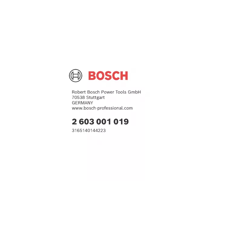 Wiertło Bosch 2 603 001 019 1 szt.