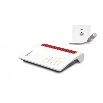 Router bezprzewodowy FRITZ! 7530 AX, Gigabit Ethernet, Dual-band (2,4 GHz / 5 GHz), Biały
