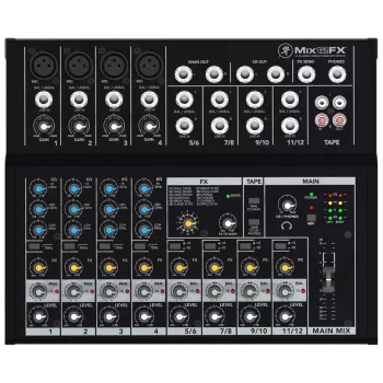 Mackie Mix12FX 12 kanałów 20 - 30000 Hz Czarny