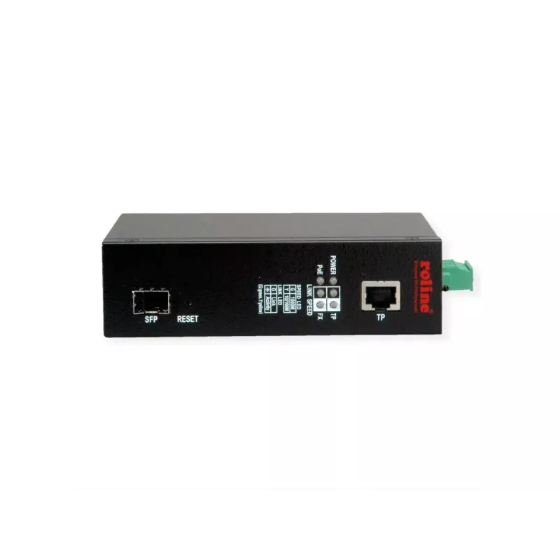 Konwerter mediów sieciowych ROLINE 21.13.1135 1000 Mbit/s wielomodowy czarny
