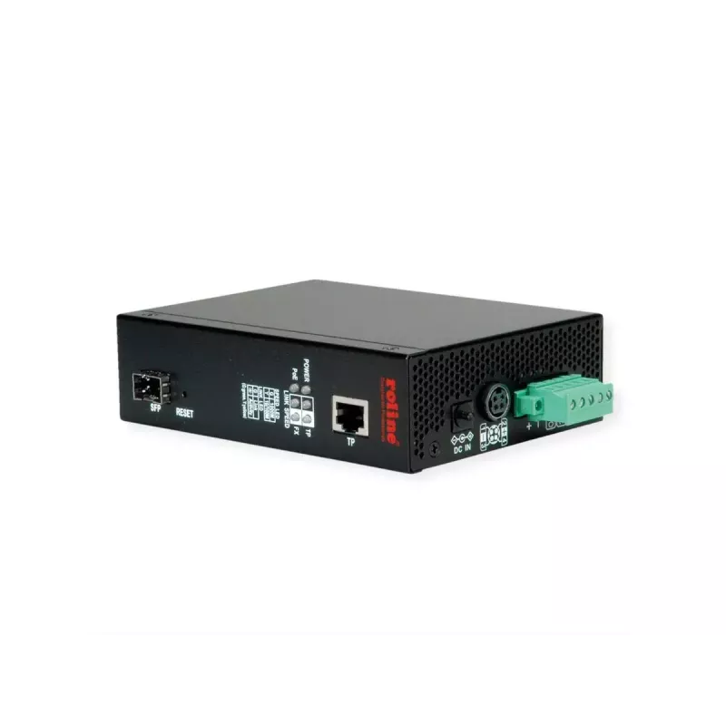 Konwerter mediów sieciowych ROLINE 21.13.1135 1000 Mbit/s wielomodowy czarny