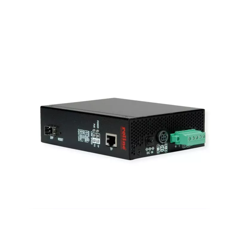 Konwerter mediów sieciowych ROLINE 21.13.1135 1000 Mbit/s wielomodowy czarny