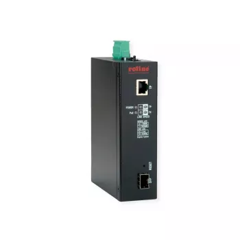 Konwerter mediów sieciowych ROLINE 21.13.1135 1000 Mbit/s wielomodowy czarny