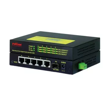 Przełącznik sieciowy ROLINE 21.13.1162 Gigabit Ethernet 5 portów PoE
