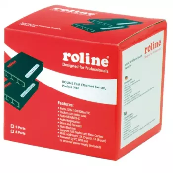 Przełącznik Fast Ethernet ROLINE 21.14.3133 Pocket 5 Portów