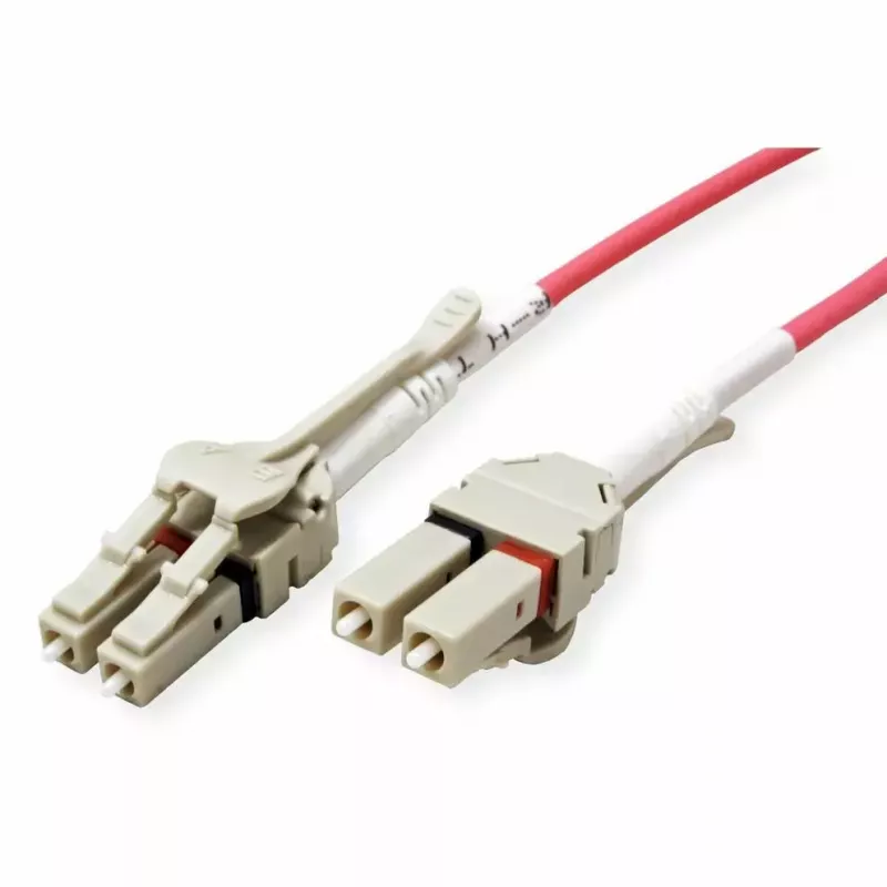 kabel światłowodowy ROLINE 21.15.8876 7 m LC OM4 fioletowy