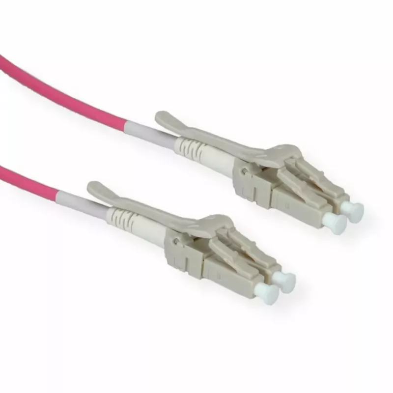 kabel światłowodowy ROLINE 21.15.8876 7 m LC OM4 fioletowy