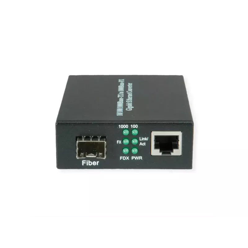 Konwerter mediów sieciowych VALUE 21.99.1199 1000 Mbit/s Multi-mode Czarny