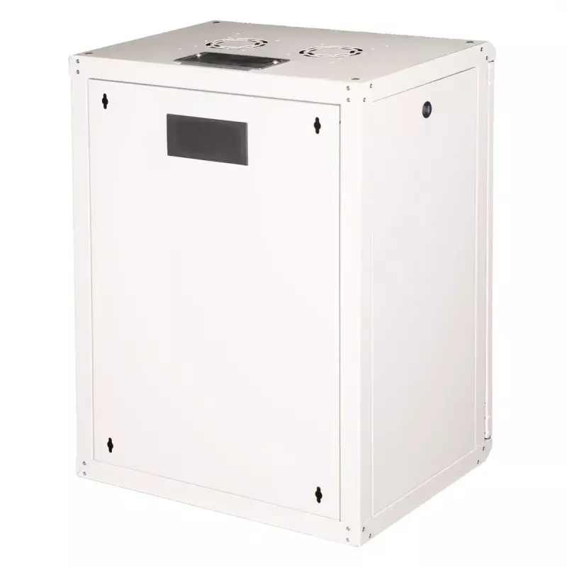 Szafa rackowa naścienna 19 cali ROLINE Pro 16U 600x450 mm, szara, zamek na klucz, IP20