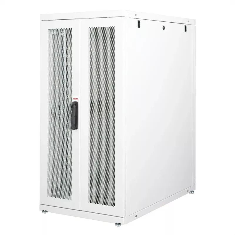 Wolnostojąca szafa serwerowa 19 cali ROLINE Pro 26U, 600x1000 mm SxG, udźwig 1000 kg, IP20, szara