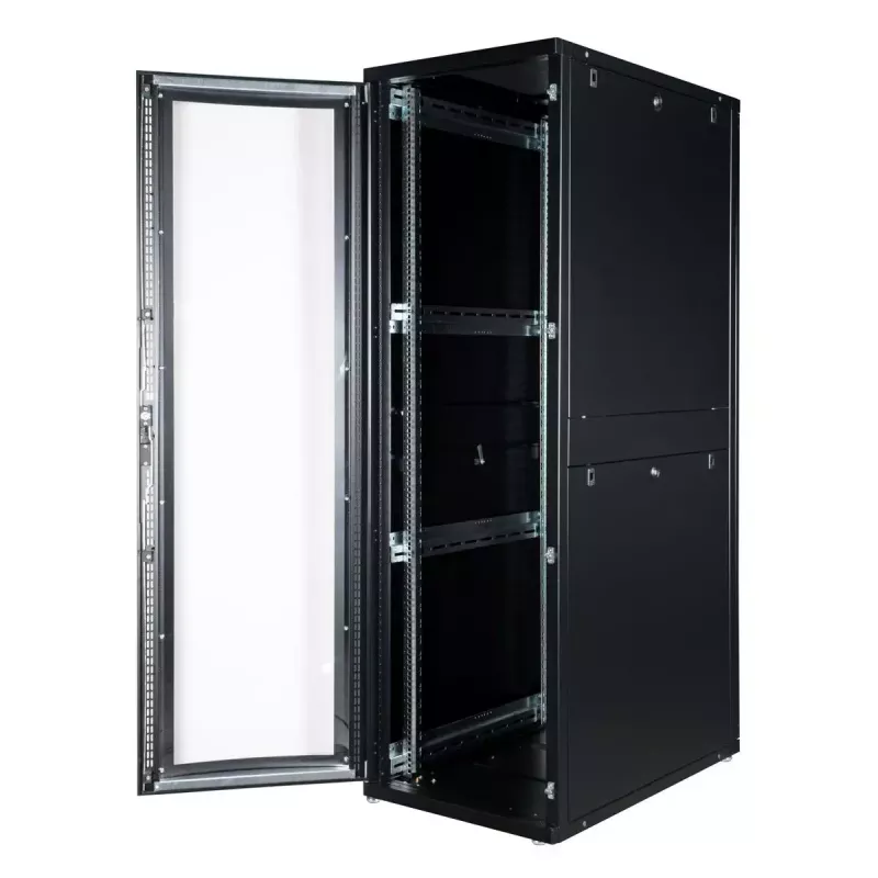 Szafa wolnostojąca ROLINE szafa serwerowa 19-calowa Pro 42U 600x1000 czarna