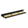 Patch Panel VALUE Cat.6/Class E 24 Porty UTP czarny