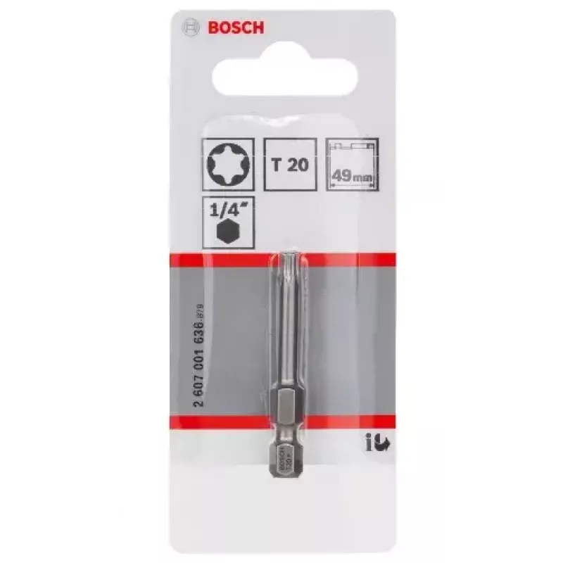 Końcówka wkrętakowa Bosch 2607001636 T20 extra hard 49 mm