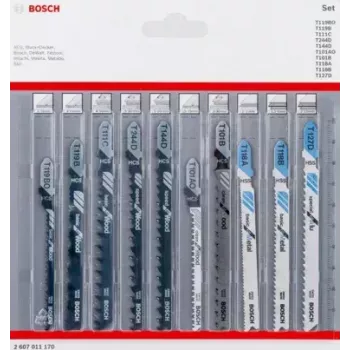 Bosch 2 607 011 170 brzeszczot do wyrzynarek/pilarek brzeszczotowych/pilarek szablastych Brzeszczot do wyrzynarki 10 szt.