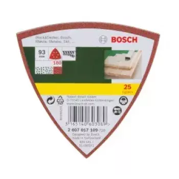 Bosch 2607017109 25 szt. Arkusz ścierny
