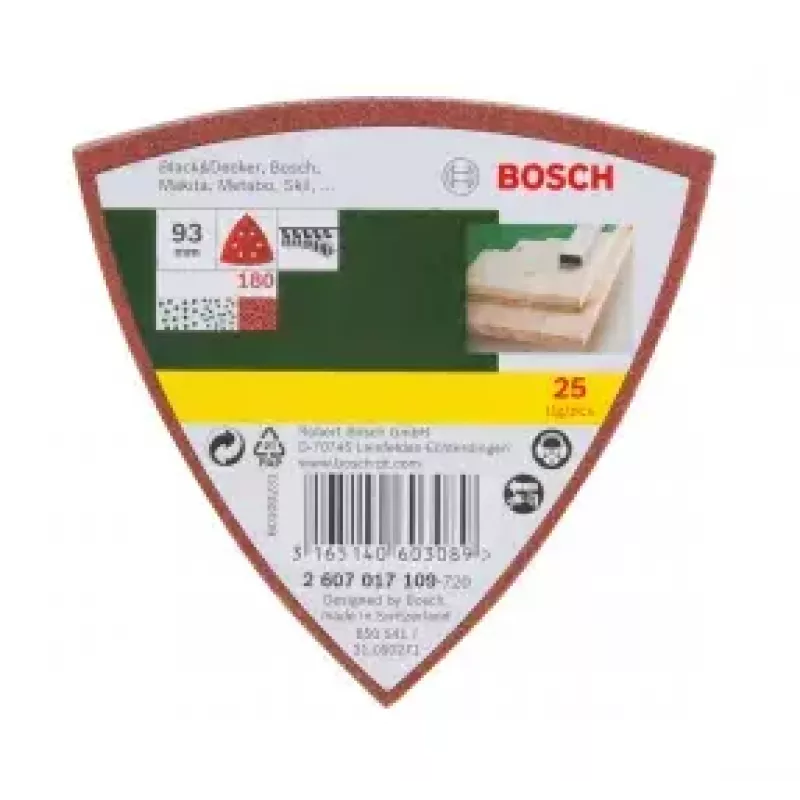 Bosch 2607017109 25 szt. Arkusz ścierny