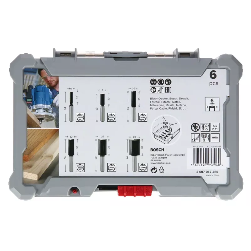 Bosch 2607017465 Zestaw bitów 6 szt.