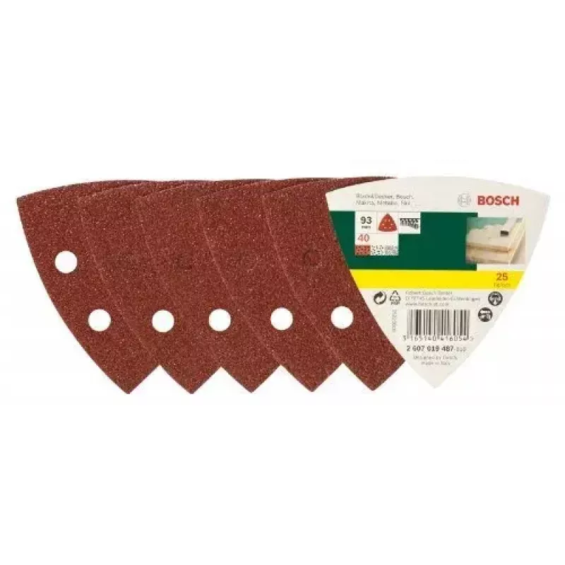 Bosch 2 607 019 487 akcesoria do szlifierki 25 szt.