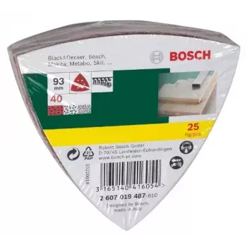 Bosch 2 607 019 487 akcesoria do szlifierki 25 szt.