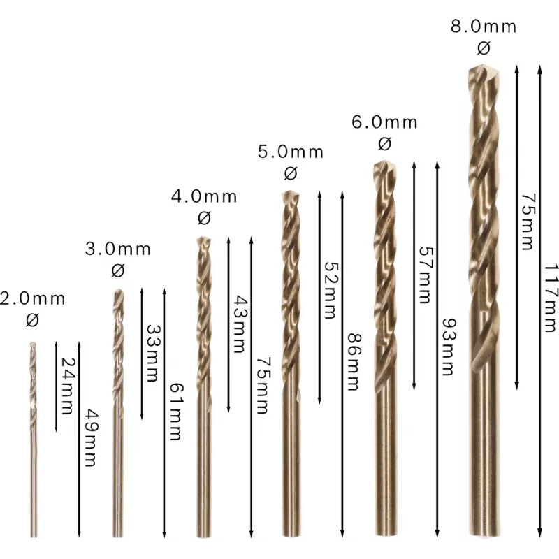 Zestaw wierteł Bosch HSS Twist Drill Bits Cobalt