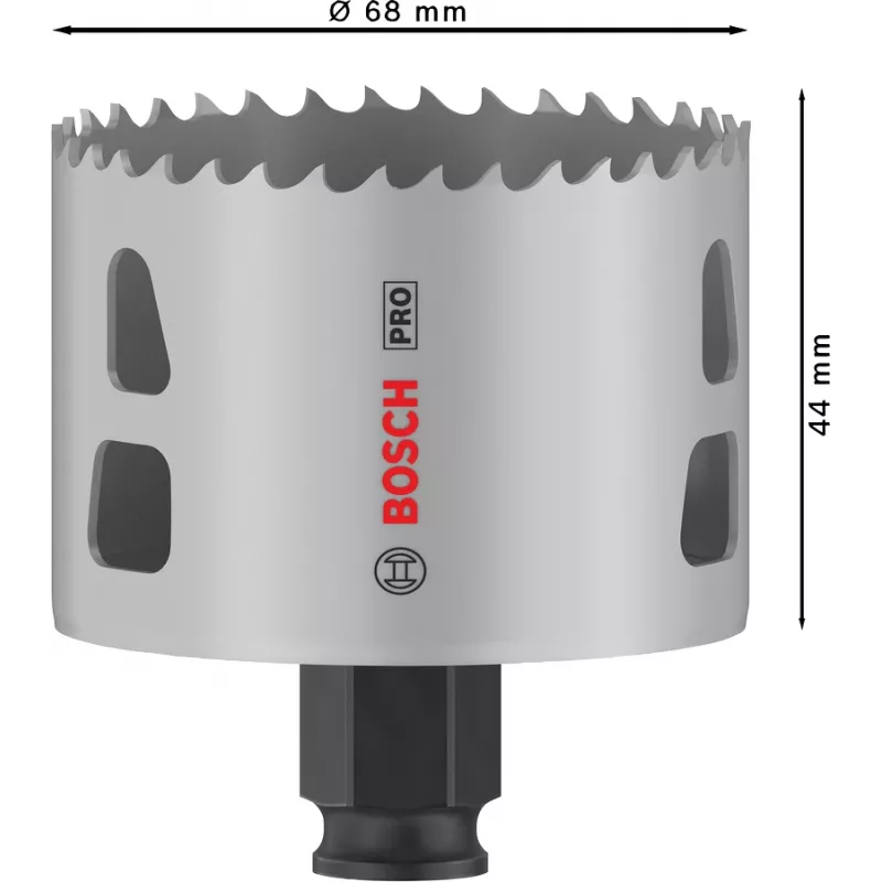Otwornica Bosch PRO 68 mm Progressor PC Plus – model 2608594398 do metalu i drewna