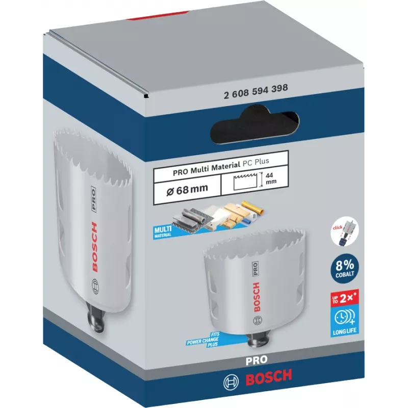 Otwornica Bosch PRO 68 mm Progressor PC Plus – model 2608594398 do metalu i drewna