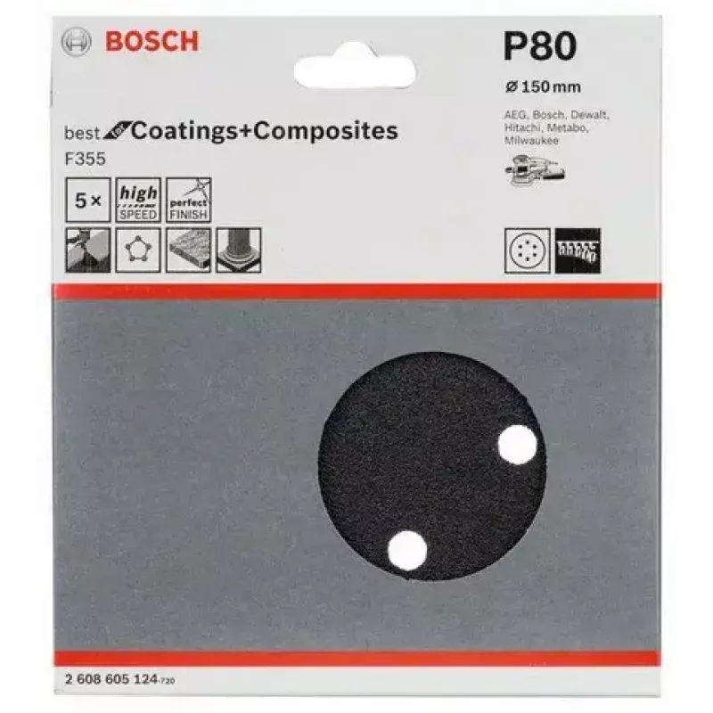 Arkusz ścierny Bosch F355 5 szt.