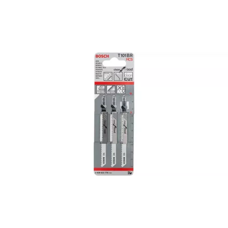 Bosch T 101 BR Brzeszczoty do wyrzynarek Clean for Wood