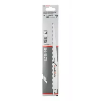 Brzytwa do piły szablastej Bosch S 1111 DF Bimetal 22.5 cm 4.3 mm rozstaw zębów