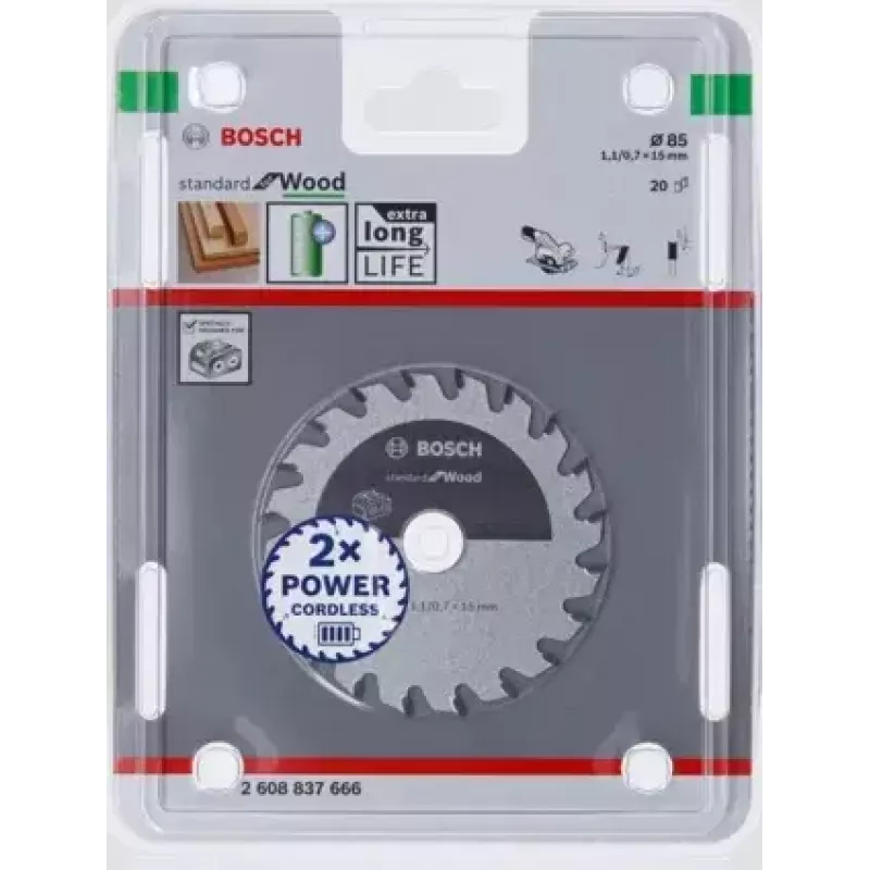 Bosch 2 608 837 666 piła tarczowa 8,5 cm 1 szt.