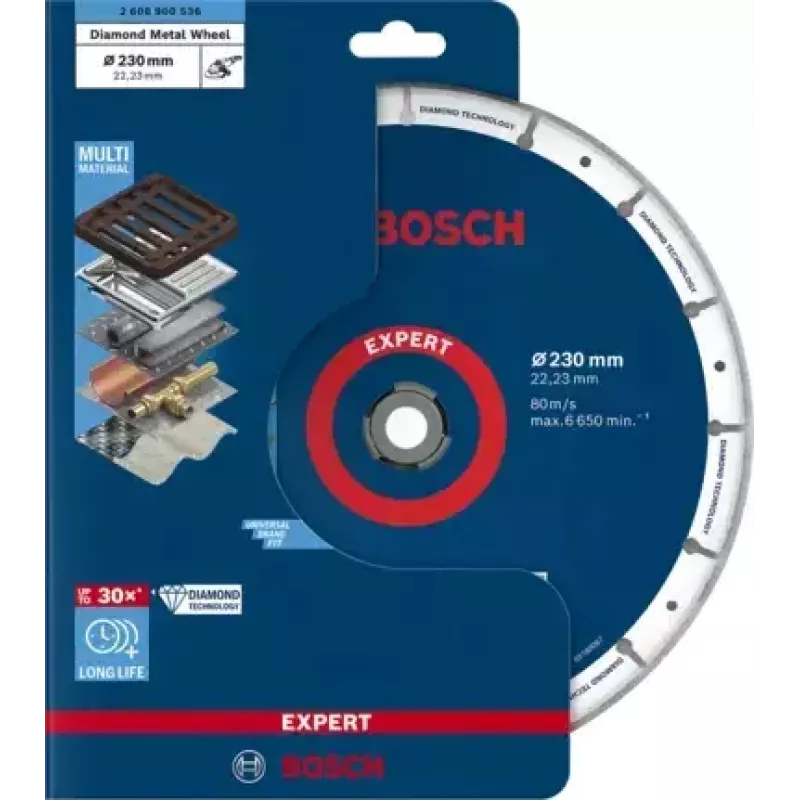 Bosch 2 608 900 536 tarcza do cięcia do narzędzia wirującego Żeliwo, Metal, Tworzywo sztuczne, Stal nierdzewna, Stal Tarcza do cięcia