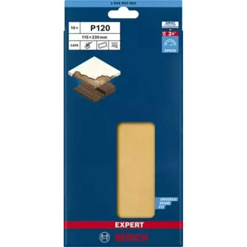 Bosch 2 608 900 863 zasilanie narzędzia obrotowego do szlifowania/szlifowania drewna Arkusz ścierny