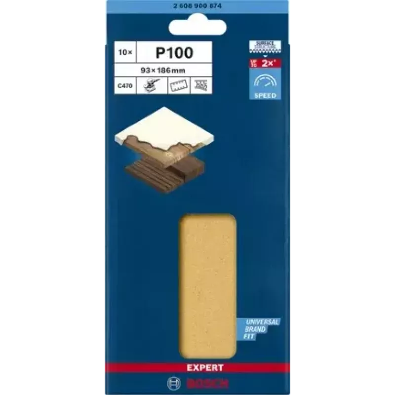 Bosch 2 608 900 874 materiał do szlifowania/szlifowania narzędziem obrotowym Papier ścierny do drewna