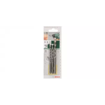 Bosch 3-częściowy zestaw wierteł do betonu SDS-Quick