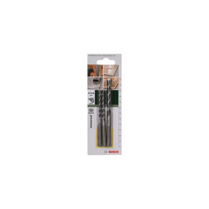 Bosch SDS-Quick Multi-purpose Drill Bits Set, 3pcs