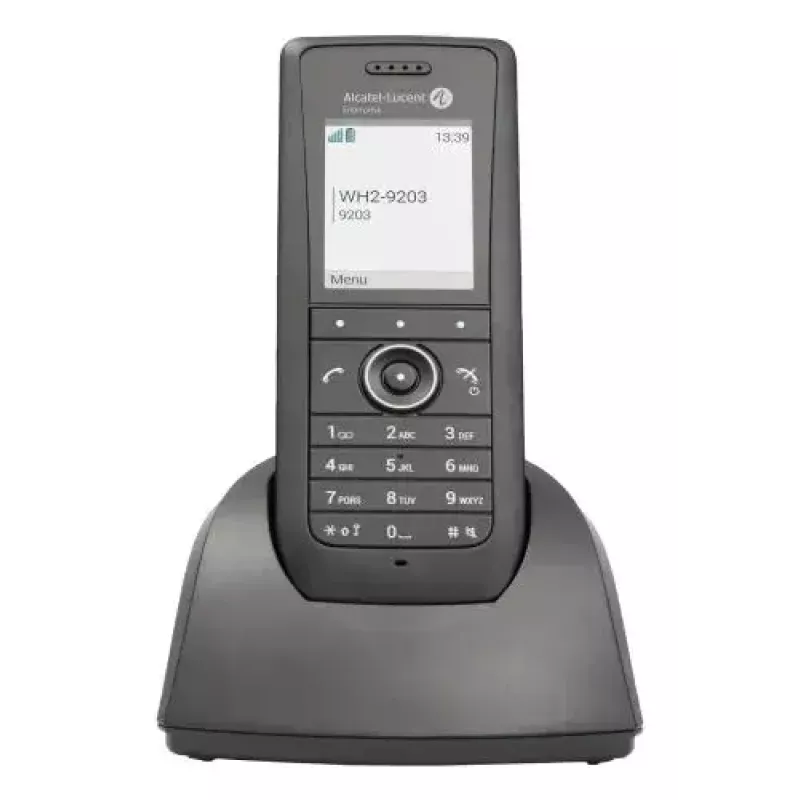Telefon IP ALCATEL 8158s — bezprzewodowa słuchawka, 2-calowy LCD 230×320, Wi‑Fi a/b/g/n/ac, kodeki G.711/G.729/OPUS, czarny