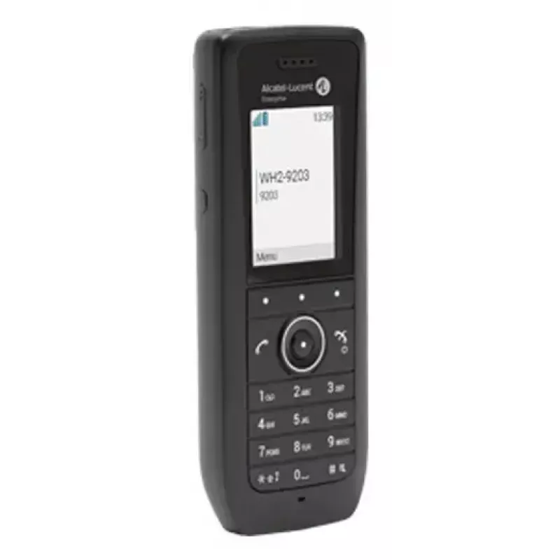 Telefon IP ALCATEL 8158s — bezprzewodowa słuchawka, 2-calowy LCD 230×320, Wi‑Fi a/b/g/n/ac, kodeki G.711/G.729/OPUS, czarny
