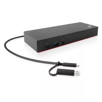 Lenovo ThinkPad Hybrid USB-C z USB-A Stacja dokująca Przewodowa USB 3.2 Gen 2 (3.1 Gen 2) Type-C Czarna
