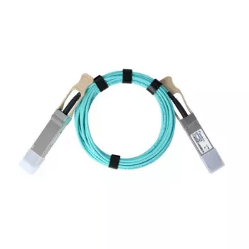 InfiniBand/kabel światłowodowy BlueOptics 470-ABOC-BO QSFP28 AOC 30 m Aqua